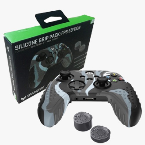 SPARK FOX XBOX SERIS SILICONE GRIP PACK FPS EDITION - CAMO GREY